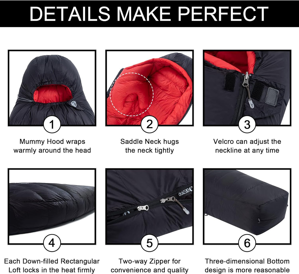 660 Fill Power Down Sleeping Bag -20°F R70968