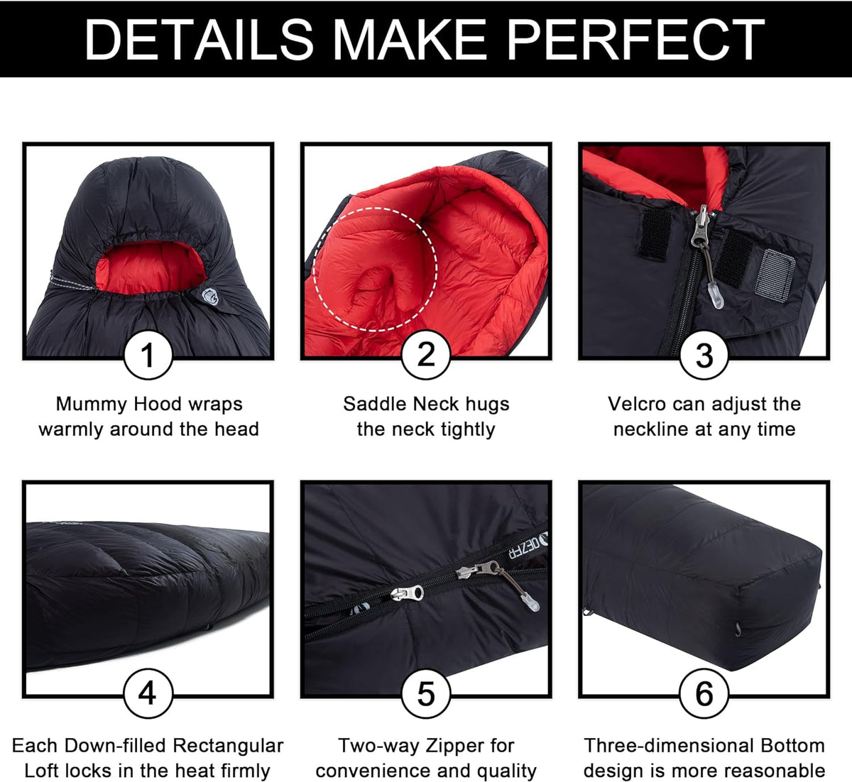 660 Fill Power Down Sleeping Bag -20°F R70968