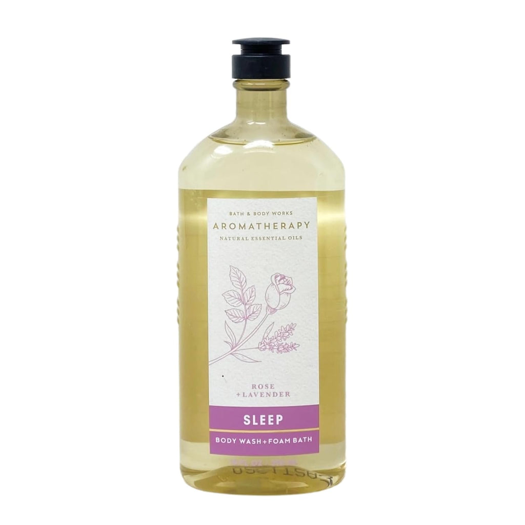 Rose Lavender Body Lotion Body Wash Foam Bath Pillow Body Mist Trio Set Y948