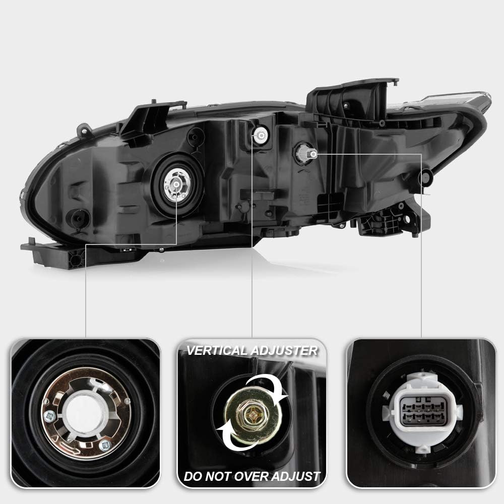 LED DRL Projector Headlight Headlamp Assembly Passenger Side K24484