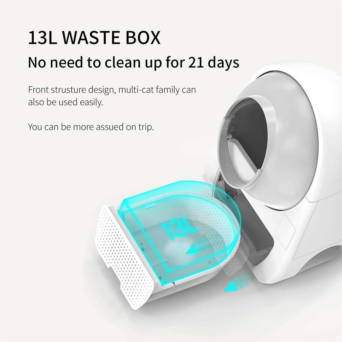 Self Cleaning Automatic Litter Box for Cats A792352