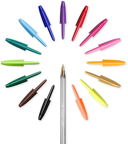 Multicolour Ballpoint Pens Wide Tip 1.6mm Pack Of 15 K964342