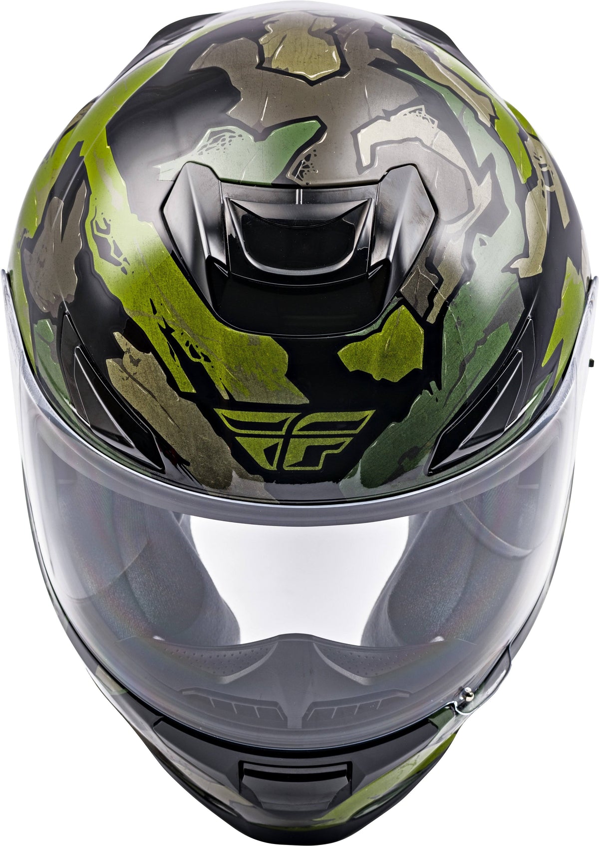 Camo Green Grey Helmet Y9668