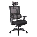Black Mesh Back Chair with Headrest Y17345