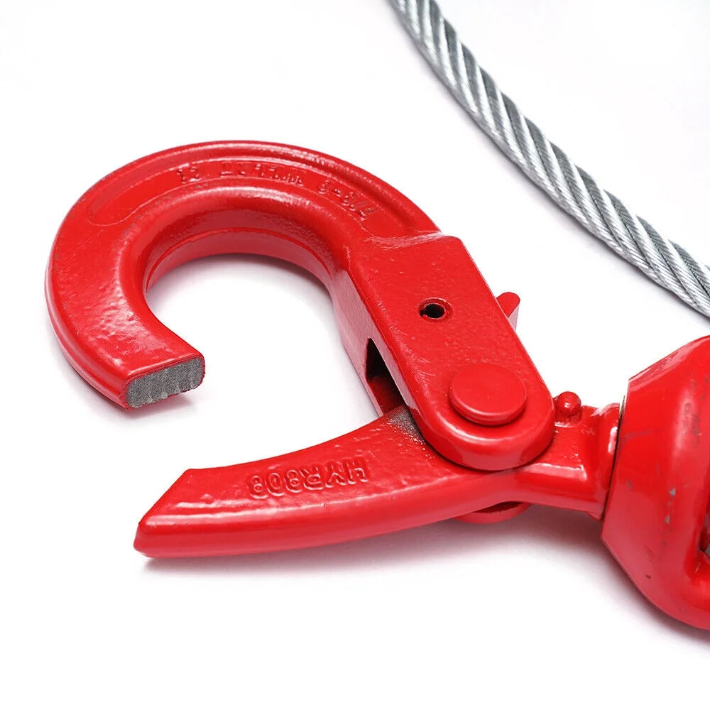 3/8" x 100" Steel Core Wire Rope Winch Cable with Swivel Hook X237