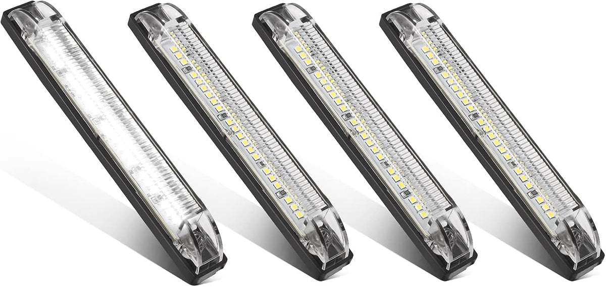 White LED Utility Strip Surface Mount Marker Lights Pack of 2 Y2015