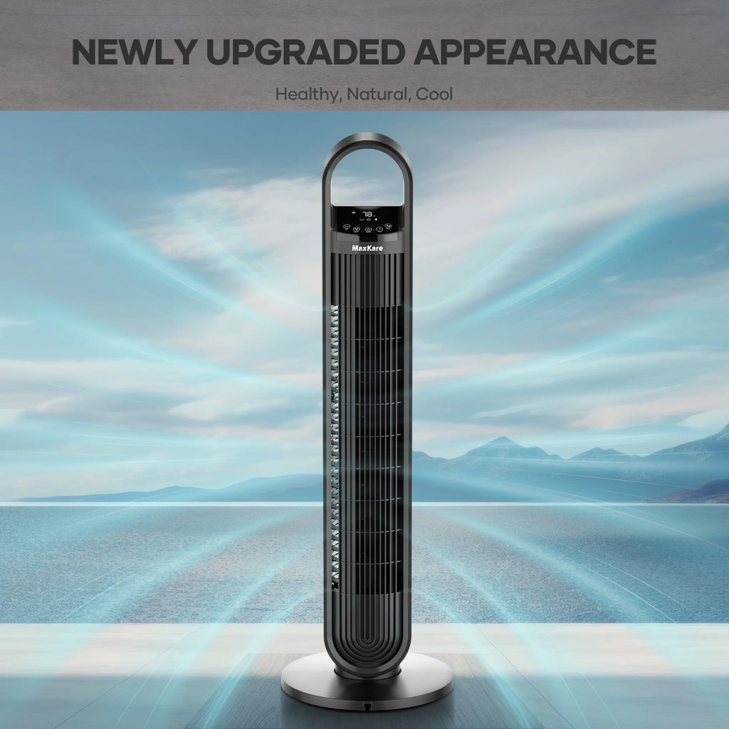 36in Tower Fan with Remote Control, 3 Speeds and Timer E993603