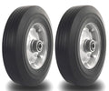 10-Inch Solid Rubber Tire Wheels Replacement 4.10/3.50-4" Flat Free Tire for Hand Truck (2-Pack) T4479