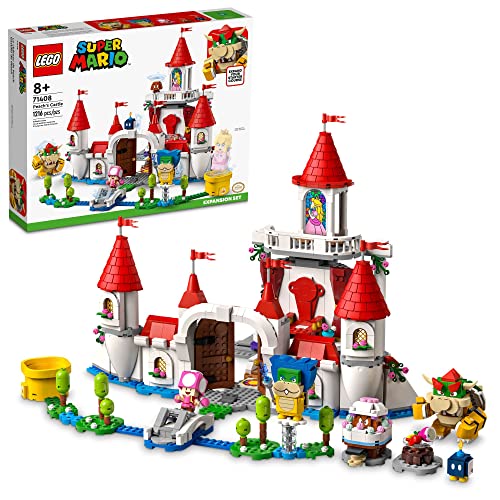 Peach’s Castle Expansion Set 71408, Buildable Game Toy with Bowser and Toadette Figures P5048