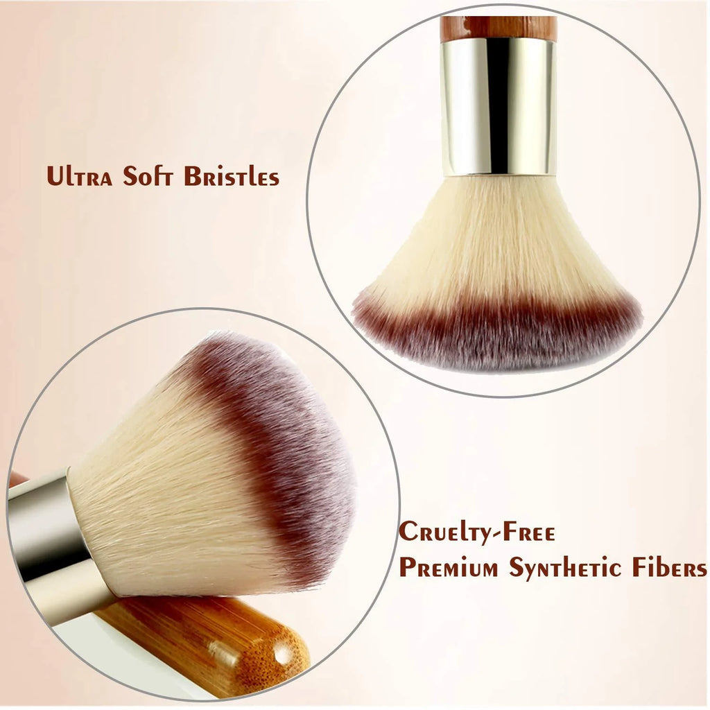 Bamboo Makeup Brush Set 2 Pieces Q12338