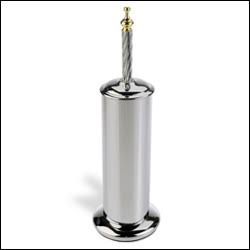 Gold Toilet Brush and Holder V496670