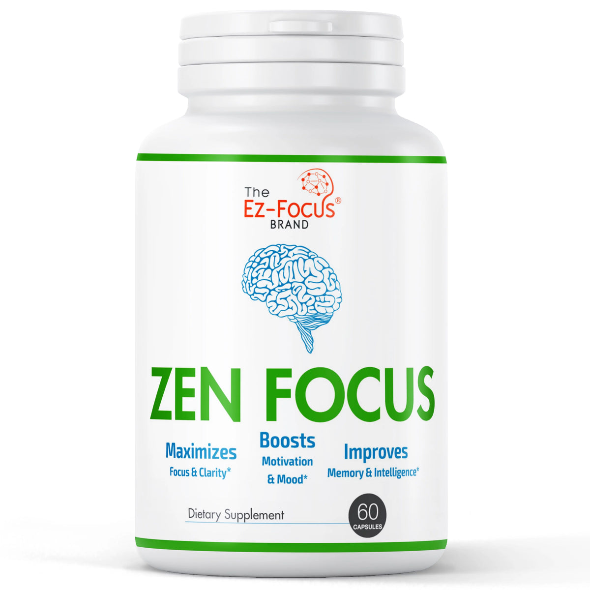 Brain Focus Supplement 60 Pills Y35492