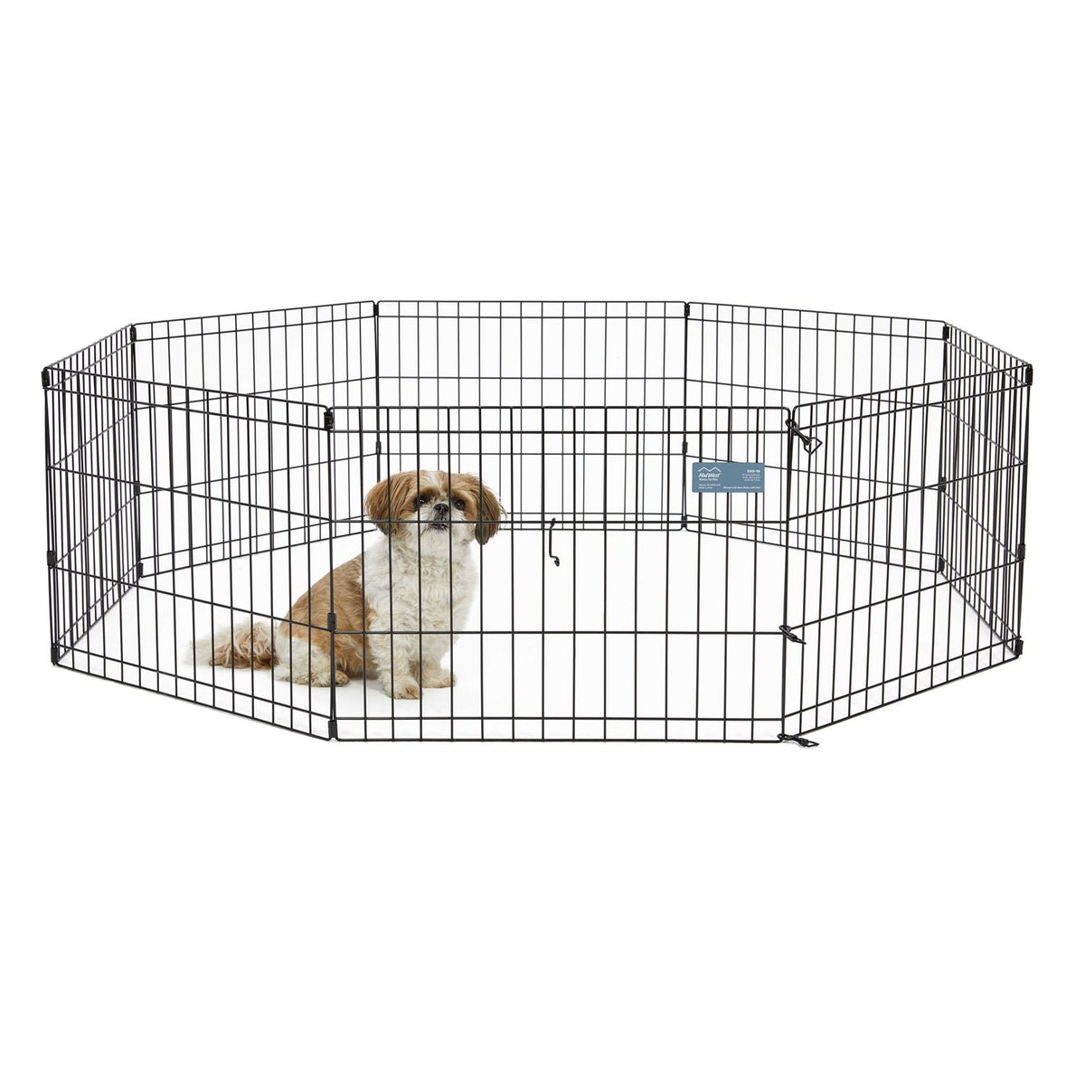 Black 18-Inch Dog Exercise Pen & Playpen O859218