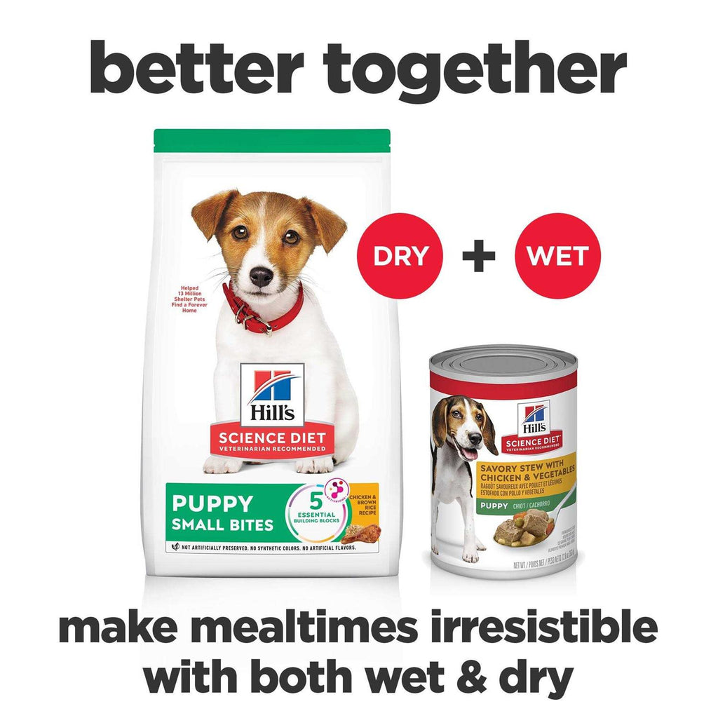 Puppy Small Bites Chicken Recipe Dry Dog Food E881859