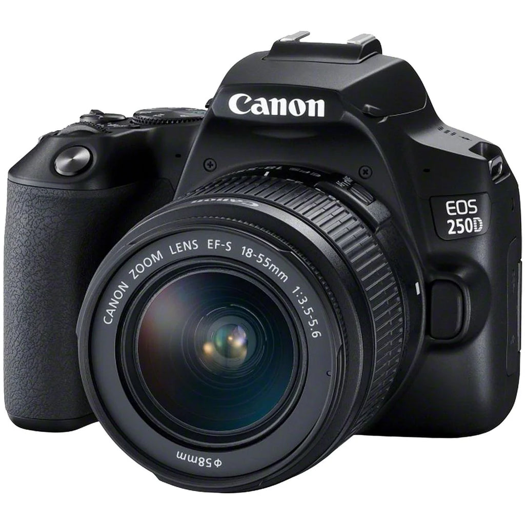 DSLR Camera Bundle with 18-55mm + 75-300mm Zoom Lens + 128GB Card + Case + Tripod O6778