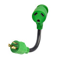 3 Prong 12 Inch 30 Amp to 30 Amp RV Generator Adapter Cord, STW 10/3, L5-30P to TT-30R P1412