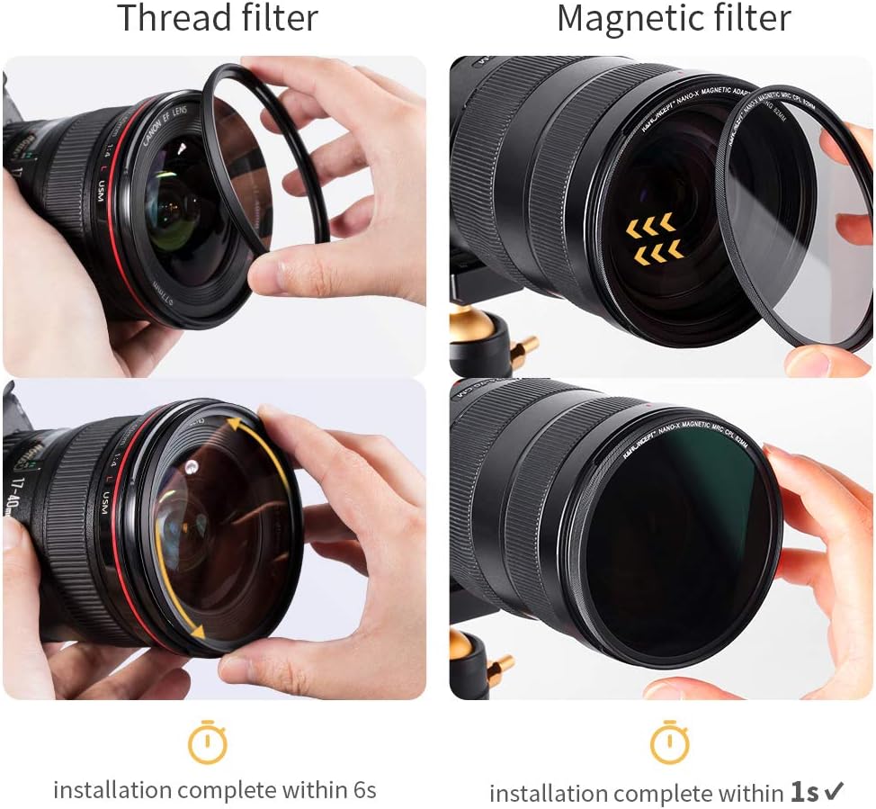 72mm Magnetic Lens Filter Kit with 4 in 1 Filter Pouch S839890