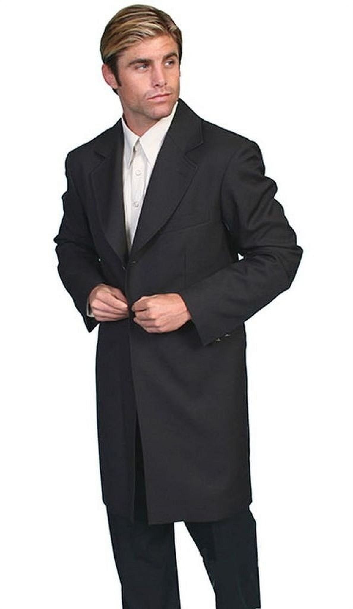 Mens Western Frock Coat with Back Vent Button Front N7305