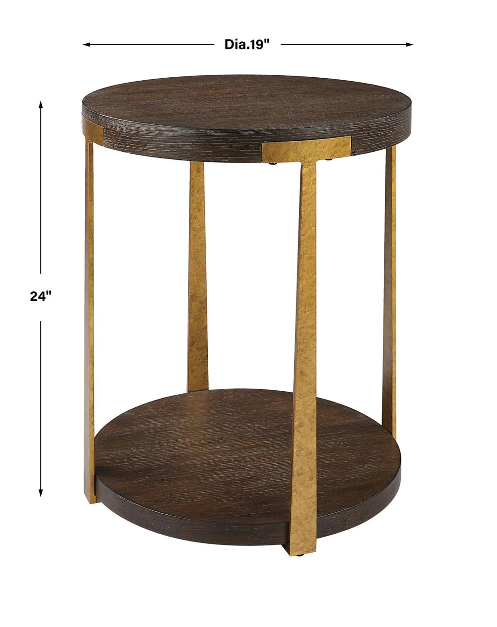 24 Inches Tall 19 Inches Wide Side Table D194365