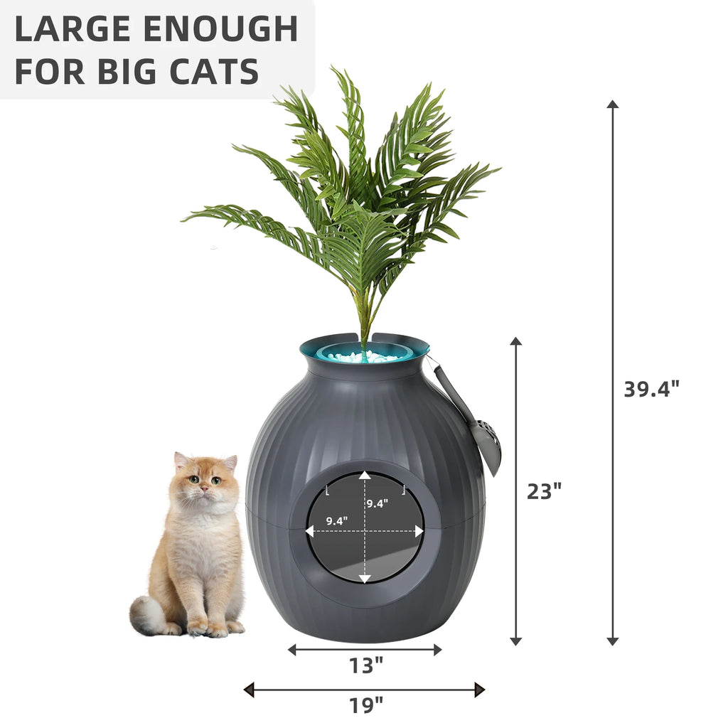 Enclosed Cat Litter Box with Odor Control Q545274