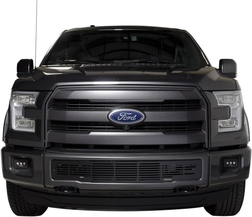 Black Stainless Steel Bar Style Bumper Grille L519