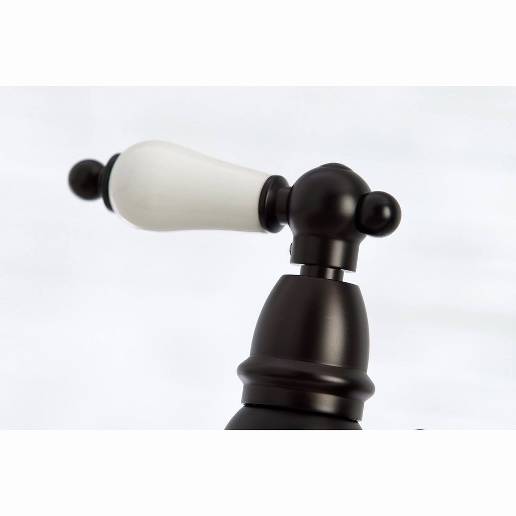 Brushed Nickel Bridge Kitchen Faucet with Sprayer N5741