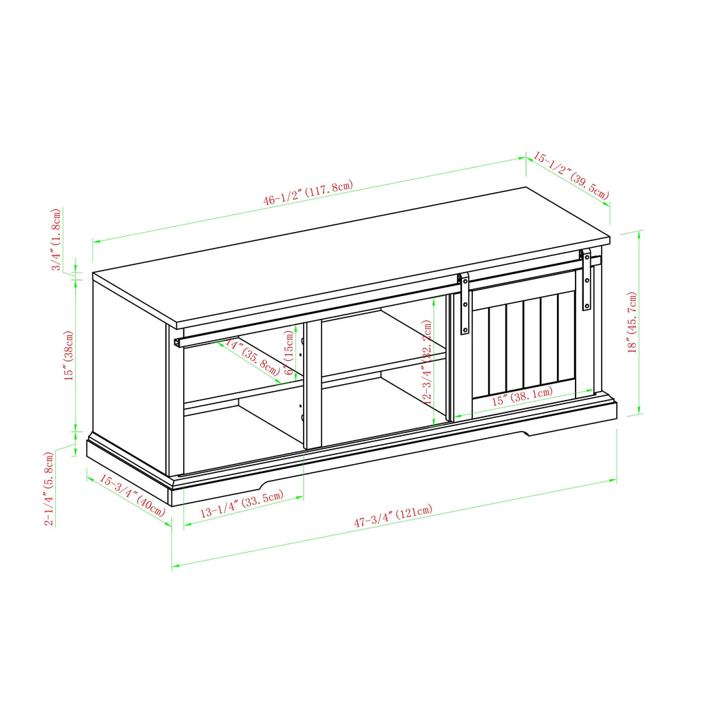 Gray Wash Storage Bench C346925