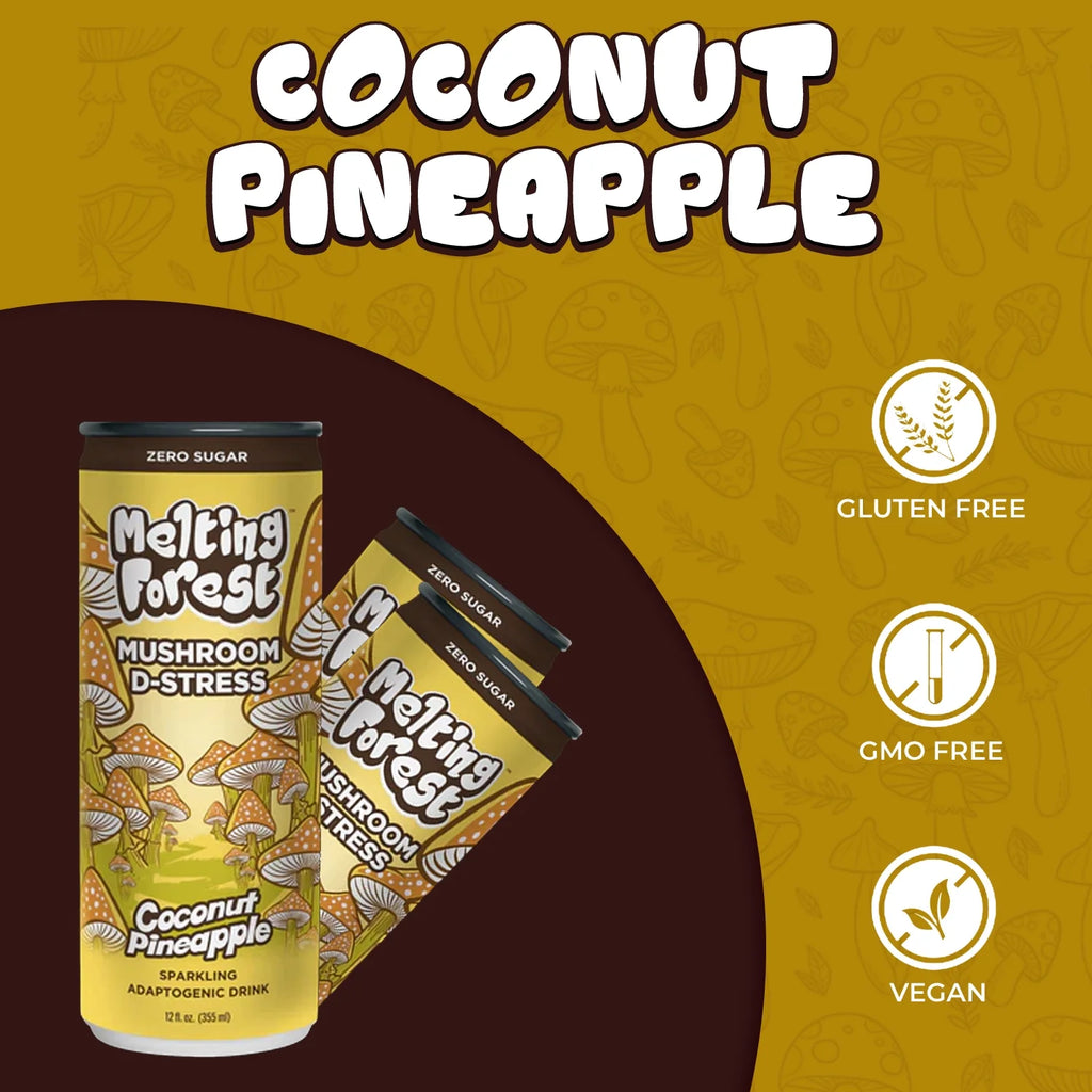 Coconut Pineapple Flavored Mushroom Sparkling Water Y57782