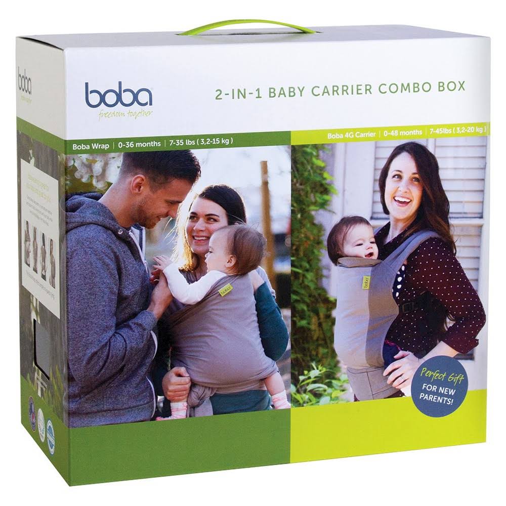 2-in-1 Baby Carrier Combo Box, Grey N61357