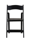 Black Wood Folding Chair Z511