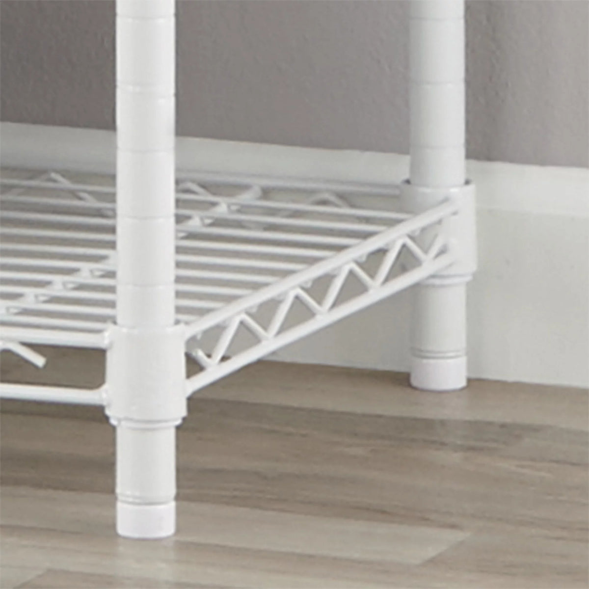 Steel 5-Tier Storage Shelf Unit White Q2404