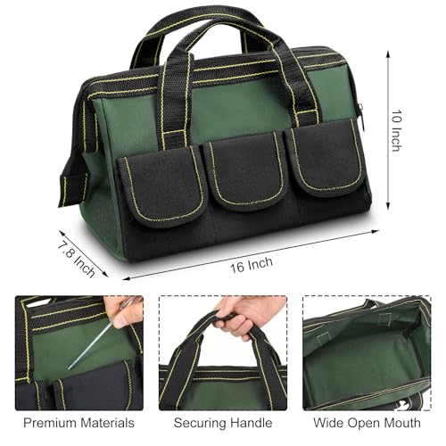 3 Pack Waterproof Hard Bottom Tool Bag D988396
