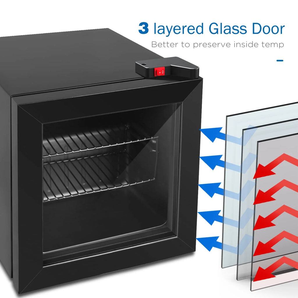 1.1 Cu Ft Countertop Glass Door Freezer F79513