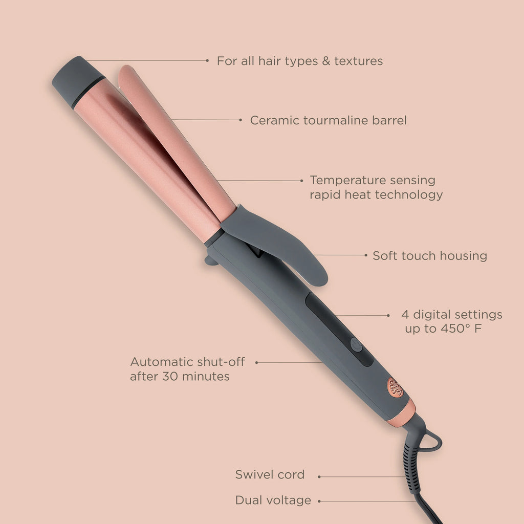 Ceramic Tourmaline Curling Iron 1 1/4 Inch P755