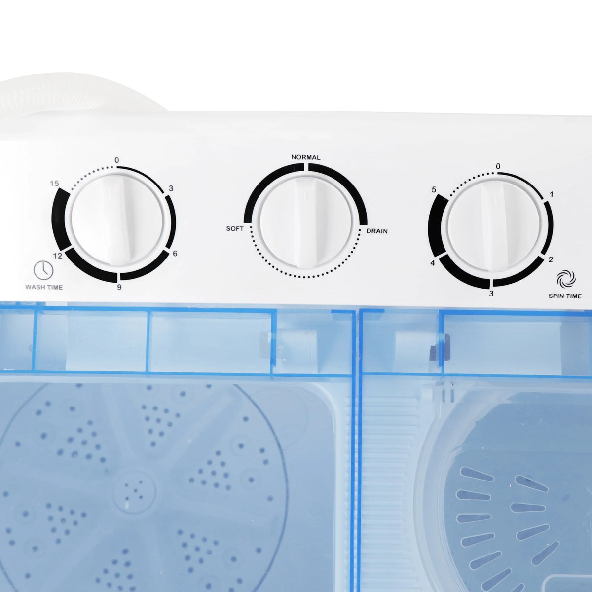 2IN1 Twin Tub Washing Machine 17.6lbs O34856