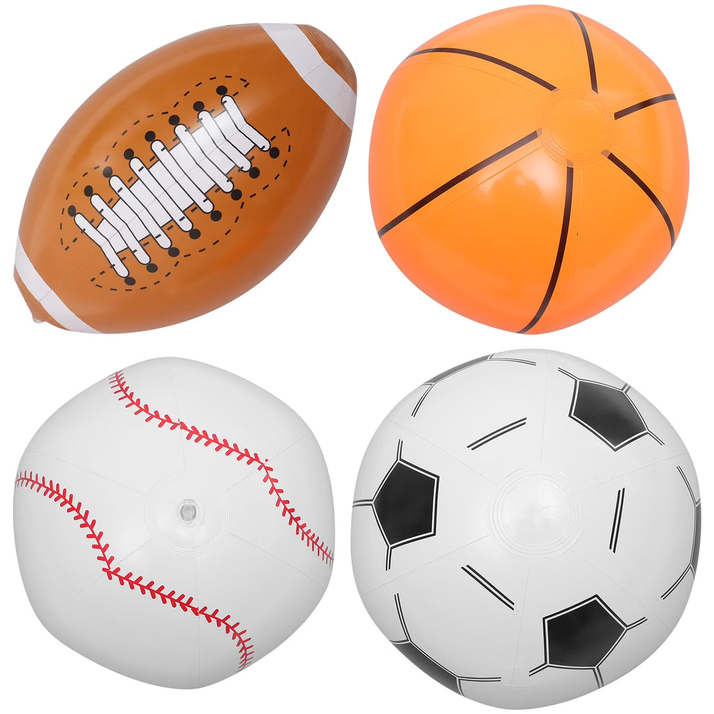 4 Pcs Inflatable Beach Ball Children’s Toys Z566847