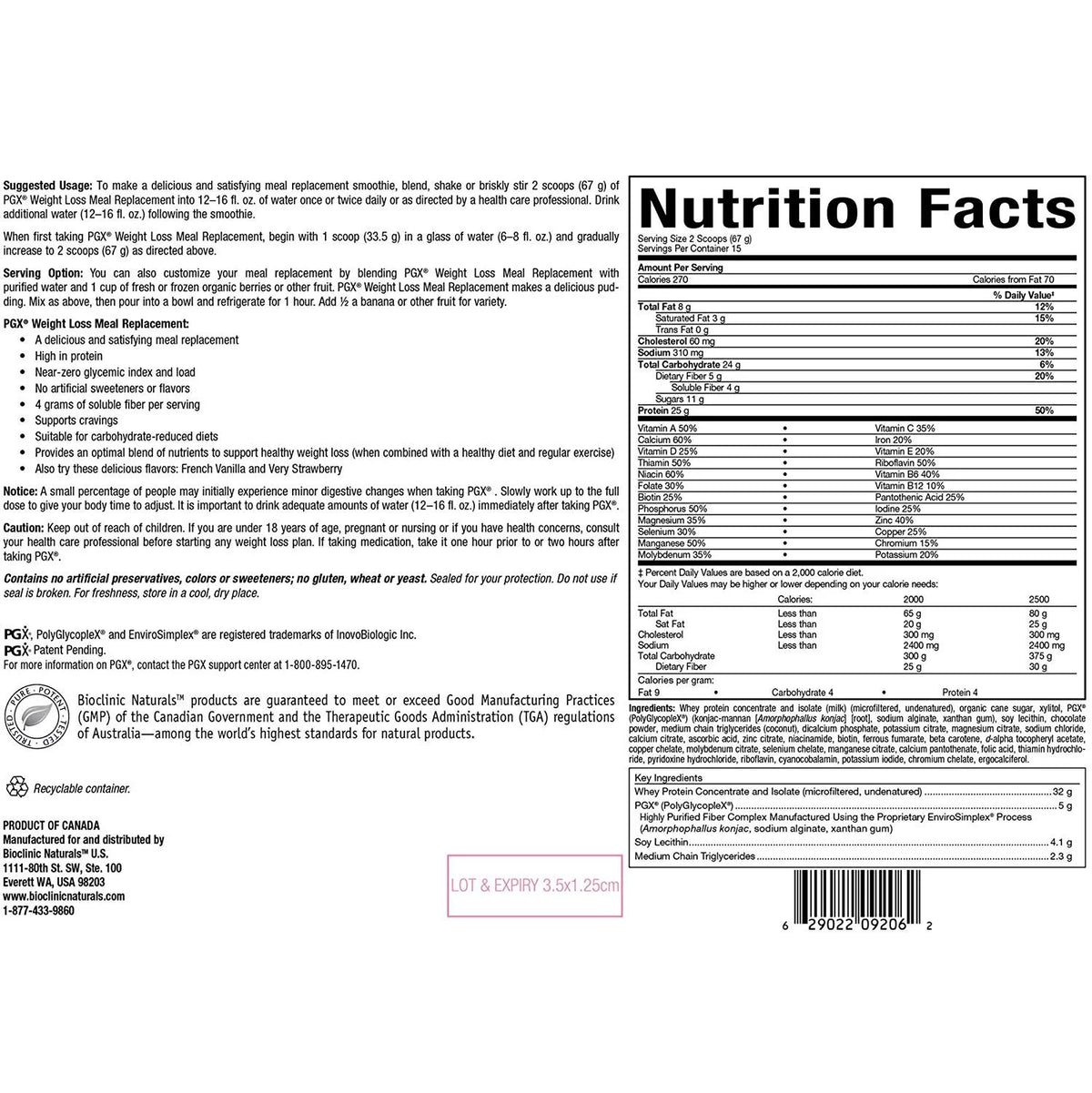 Weight Loss Meal Replace. Choc 1 kg C383539