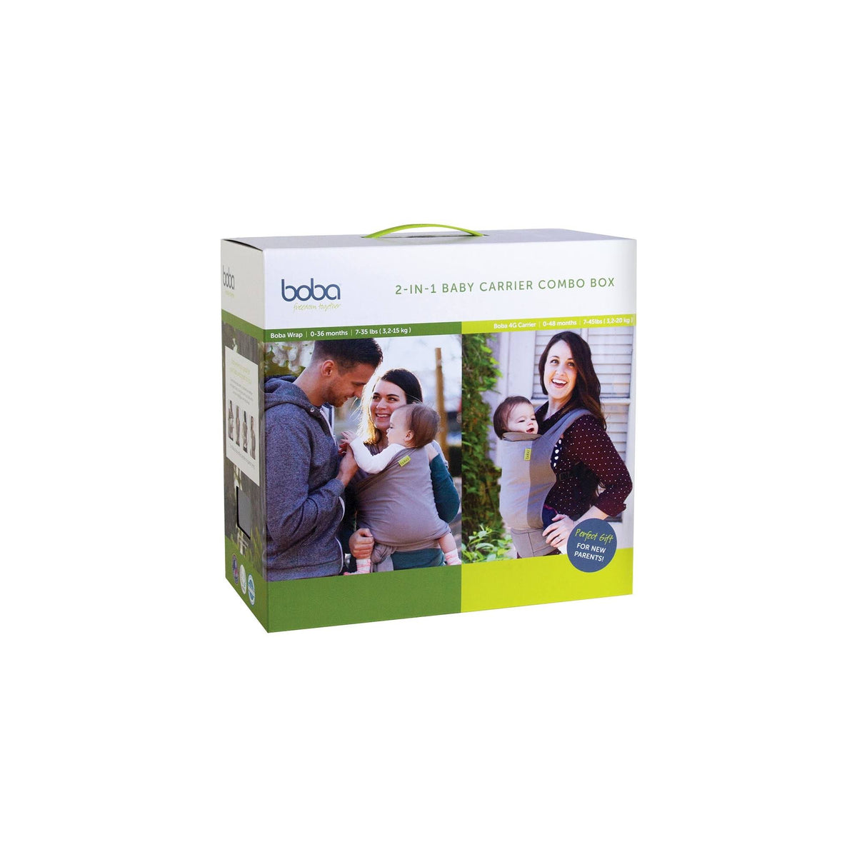 2-in-1 Baby Carrier Combo Box, Grey N61357