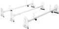 White Square 3 Bar Van Roof Racks with Ladder Stoppers U685573