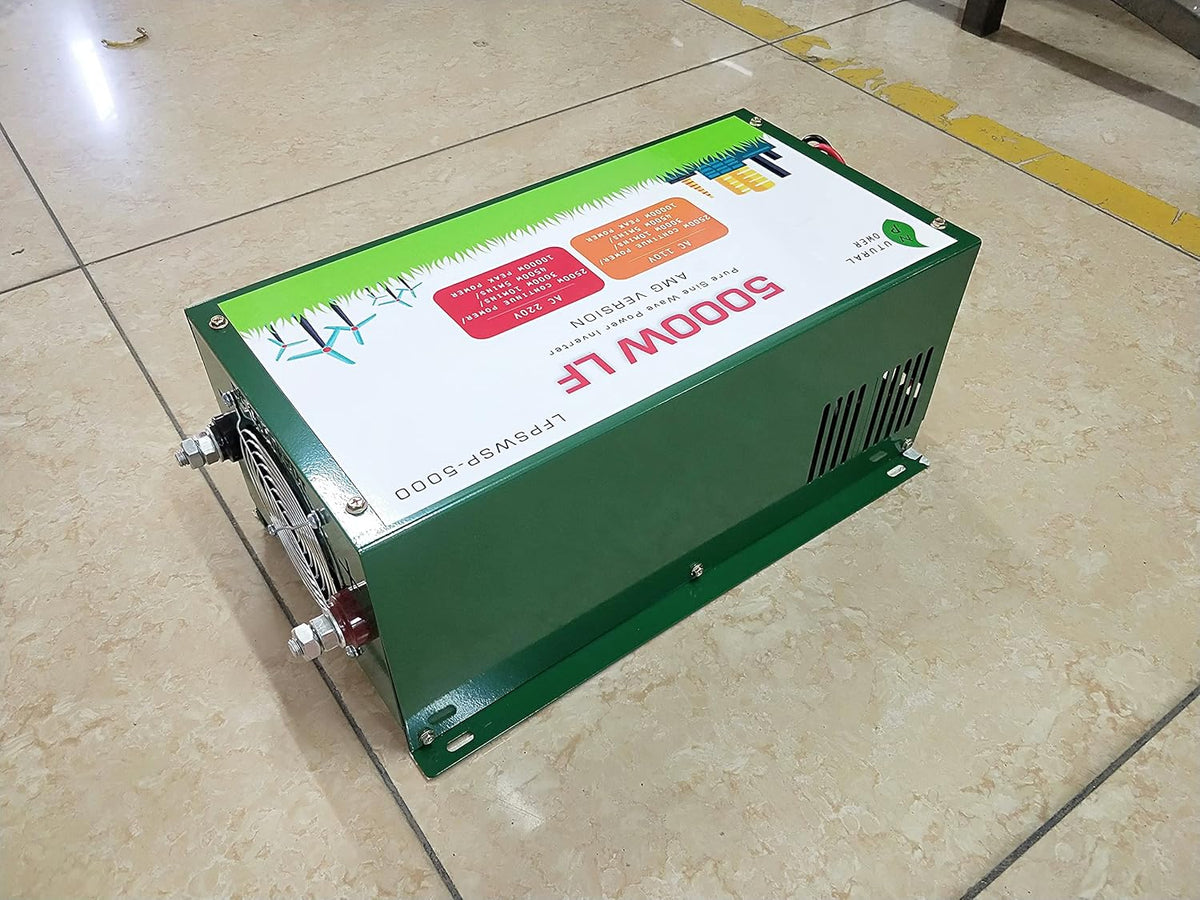 5000W Pure Sine Wave Power Inverter DC 12V to AC 110V and 220V 60Hz G608460