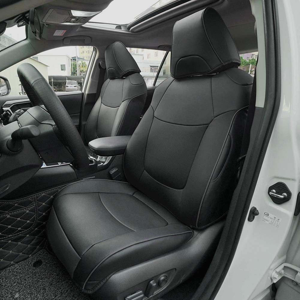 Custom Fit Leather Auto Seat Covers Full Set U371968
