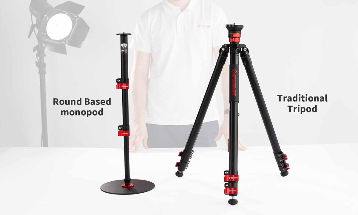 Aluminium Camera Monopod with Weighted Base I719414