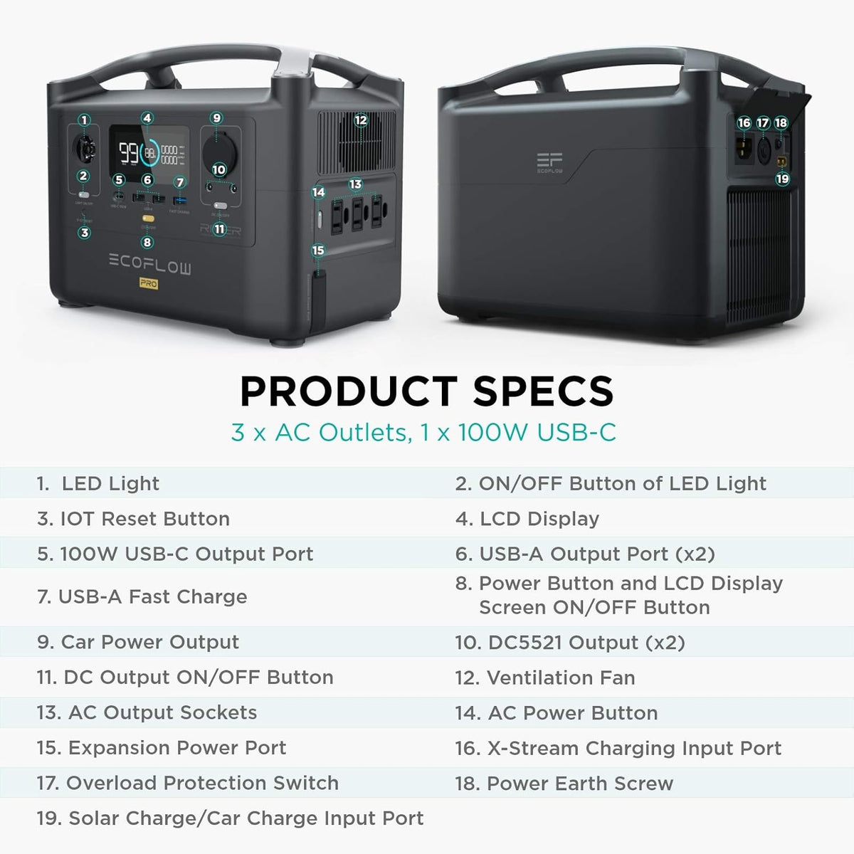Portable Power Station 720Wh with Extra Battery Q79605
