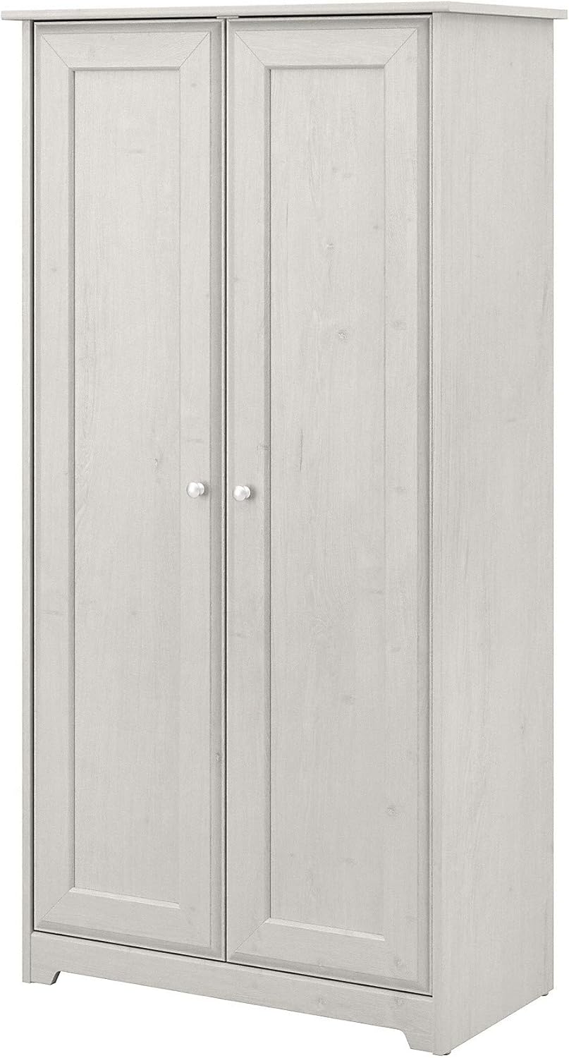 Espresso Oak Tall Storage Cabinet with Doors B391