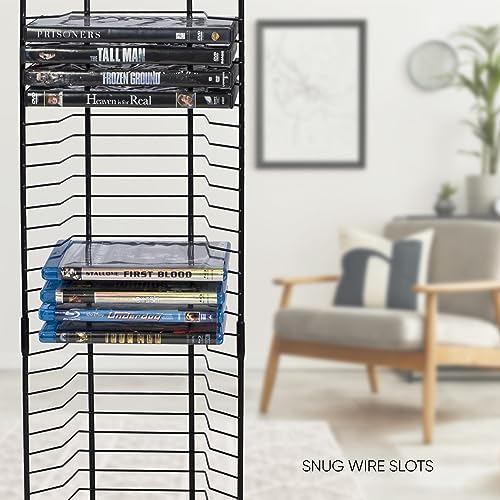 Black Steel Blu-Ray Rack K320