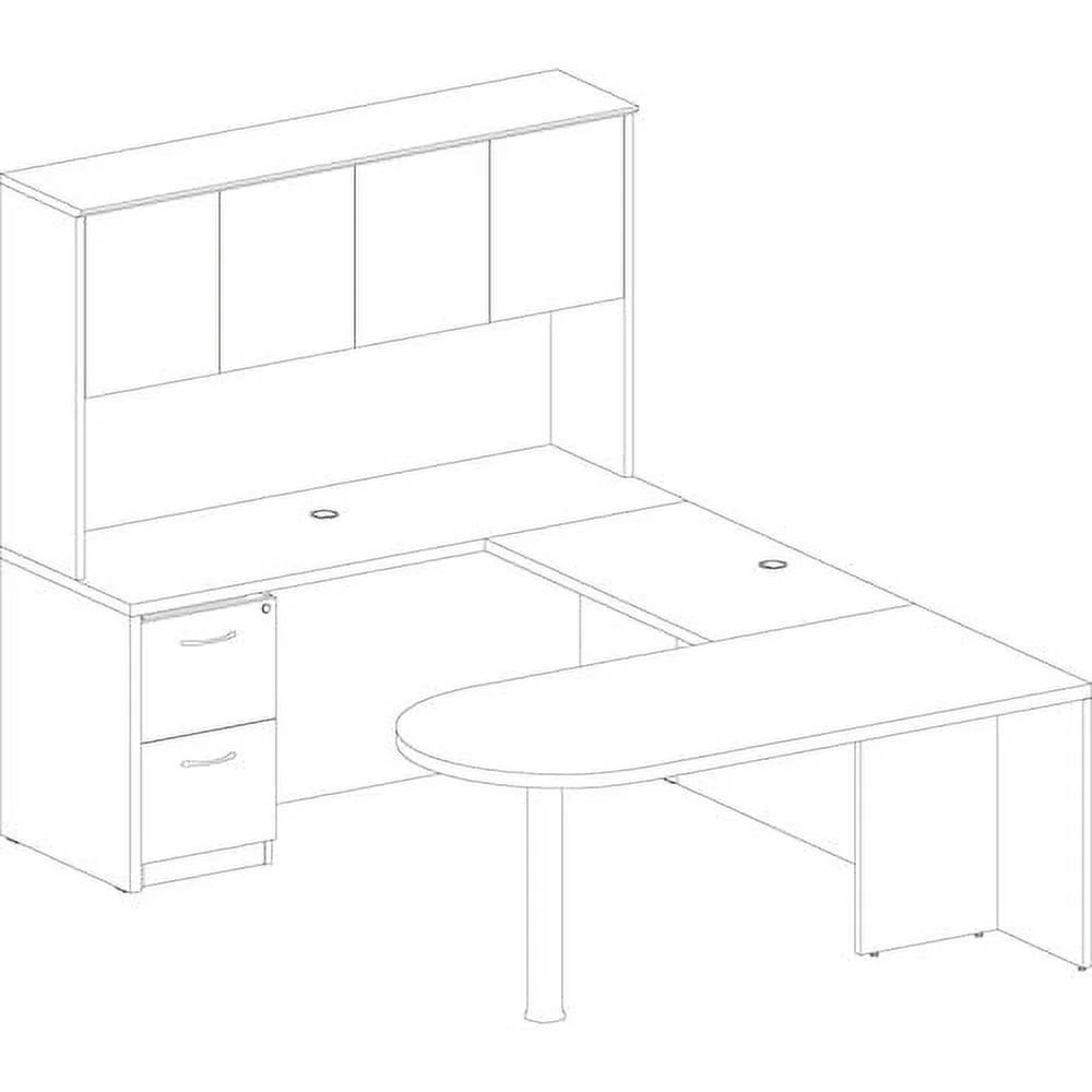 Laminate Mahogany Credenza Q77886