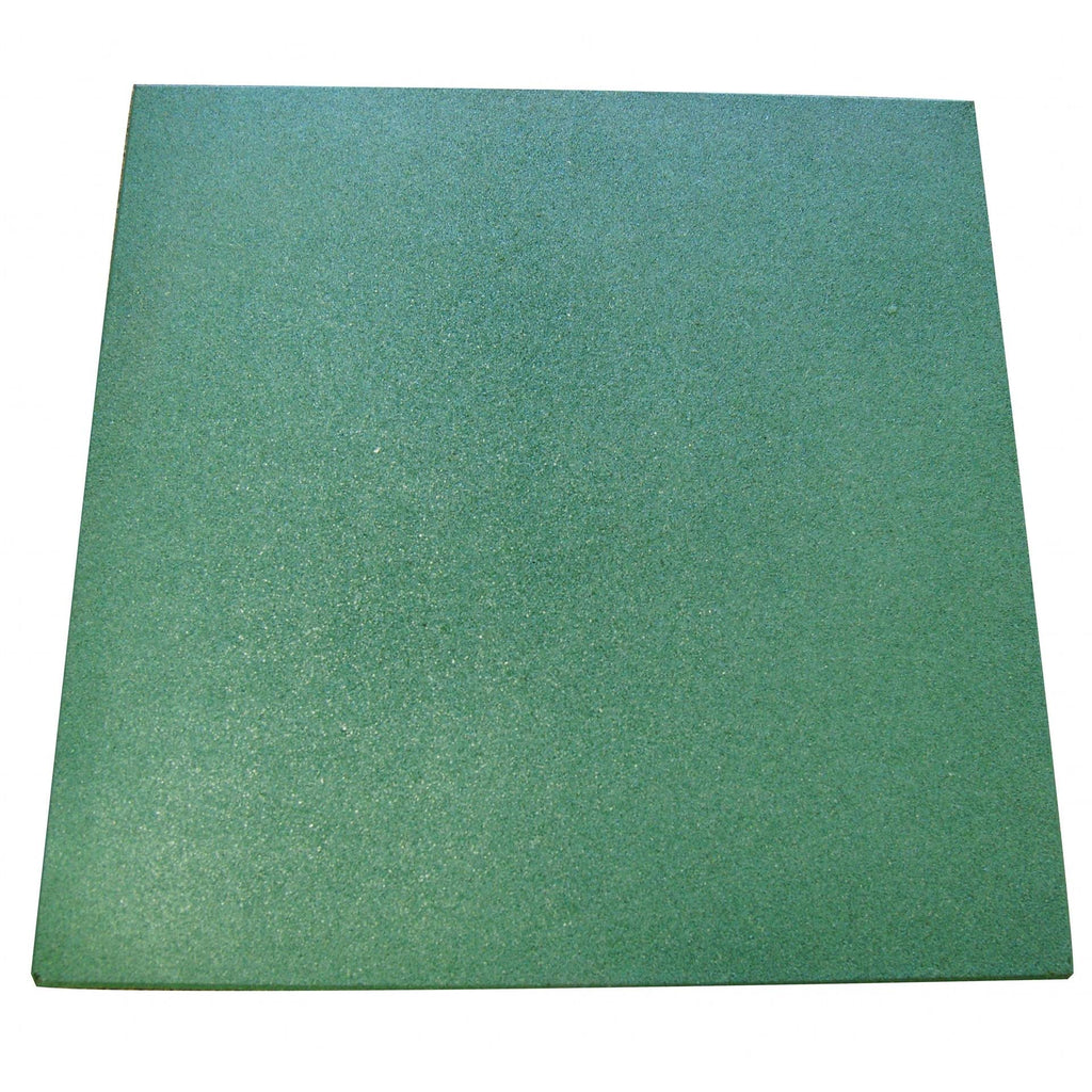 Interlocking Rubber Tiles 3/4 in 10 Pack Green Z431777