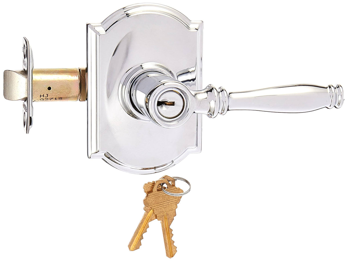 Bright Chrome Keyed Entry Lock J837662