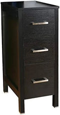 Bathroom Drawer Organizer Single Vanity 12 Lx20 Wx30 H MDF Wood Dresser Tower T127300
