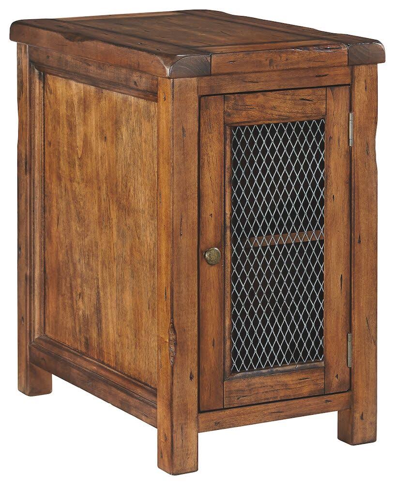Medium Brown Chair Side End Table B419385